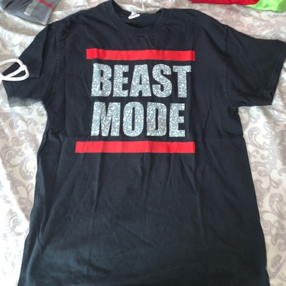 Beast mode black t shirt - Picture 1 of 2